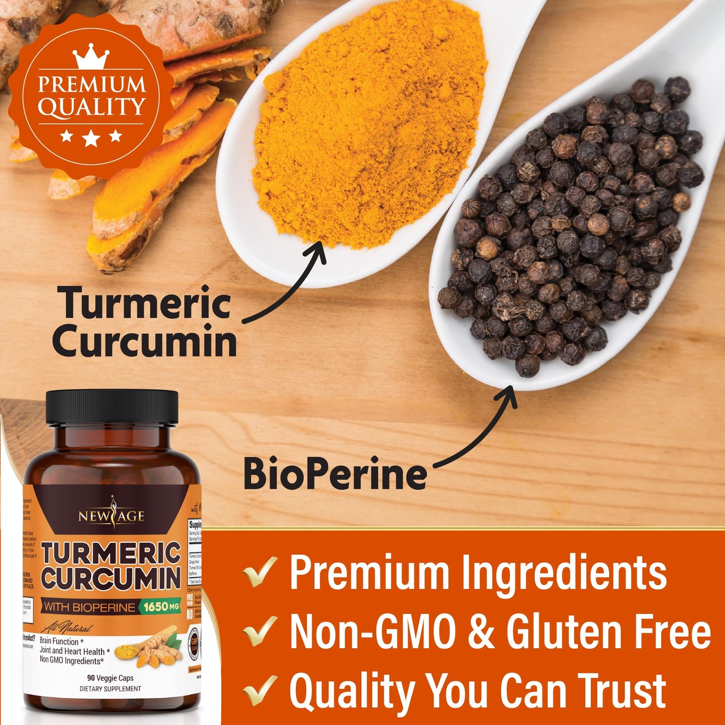 Turmeric Curcumin with Bioperine Capsules